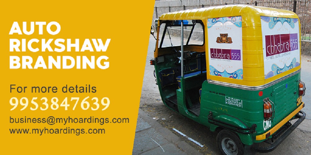 auto branding services India, auto rickshaw advertising, transit media, outdoor marketing, mobile advertising, MyHoardings, pan India brand promotion