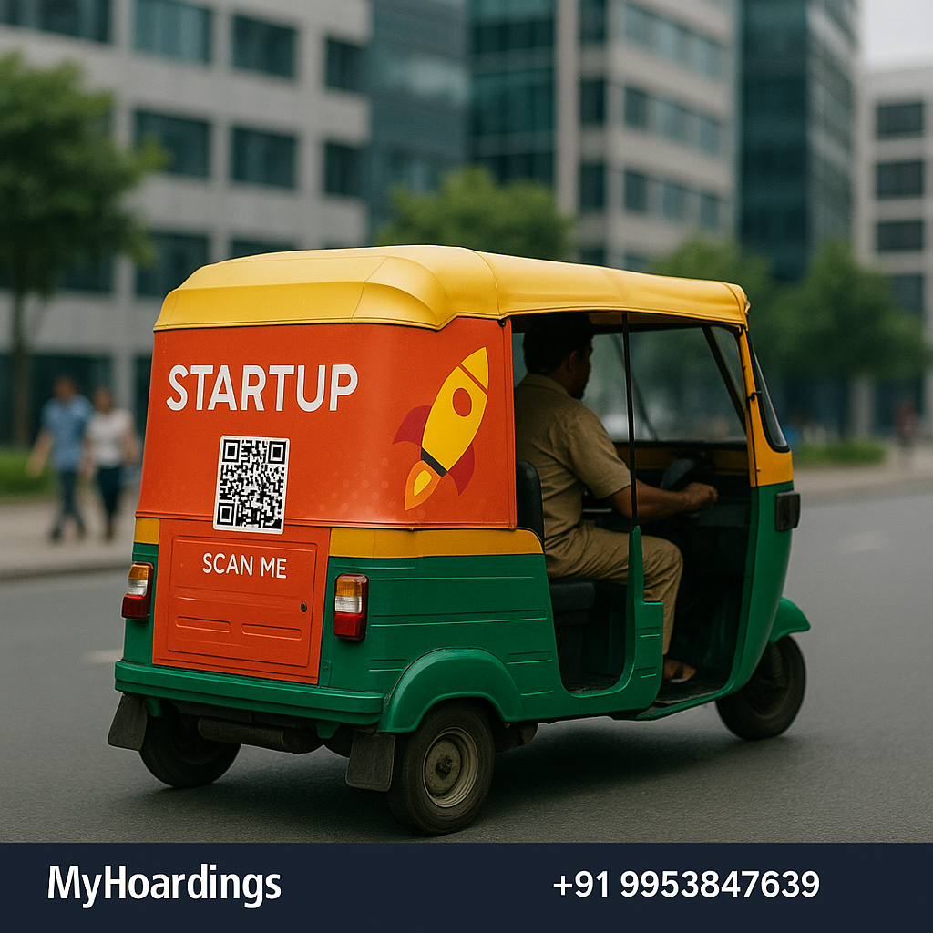 Startup Marketing, Auto Branding, Affordable Advertising, MyHoardings, Outdoor Promotions