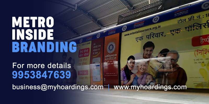 kiosk advertising, Metro Station Advertising, Uttam Nagar East Metro station