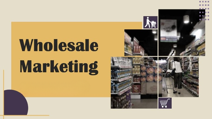 What is wholesale marketing?