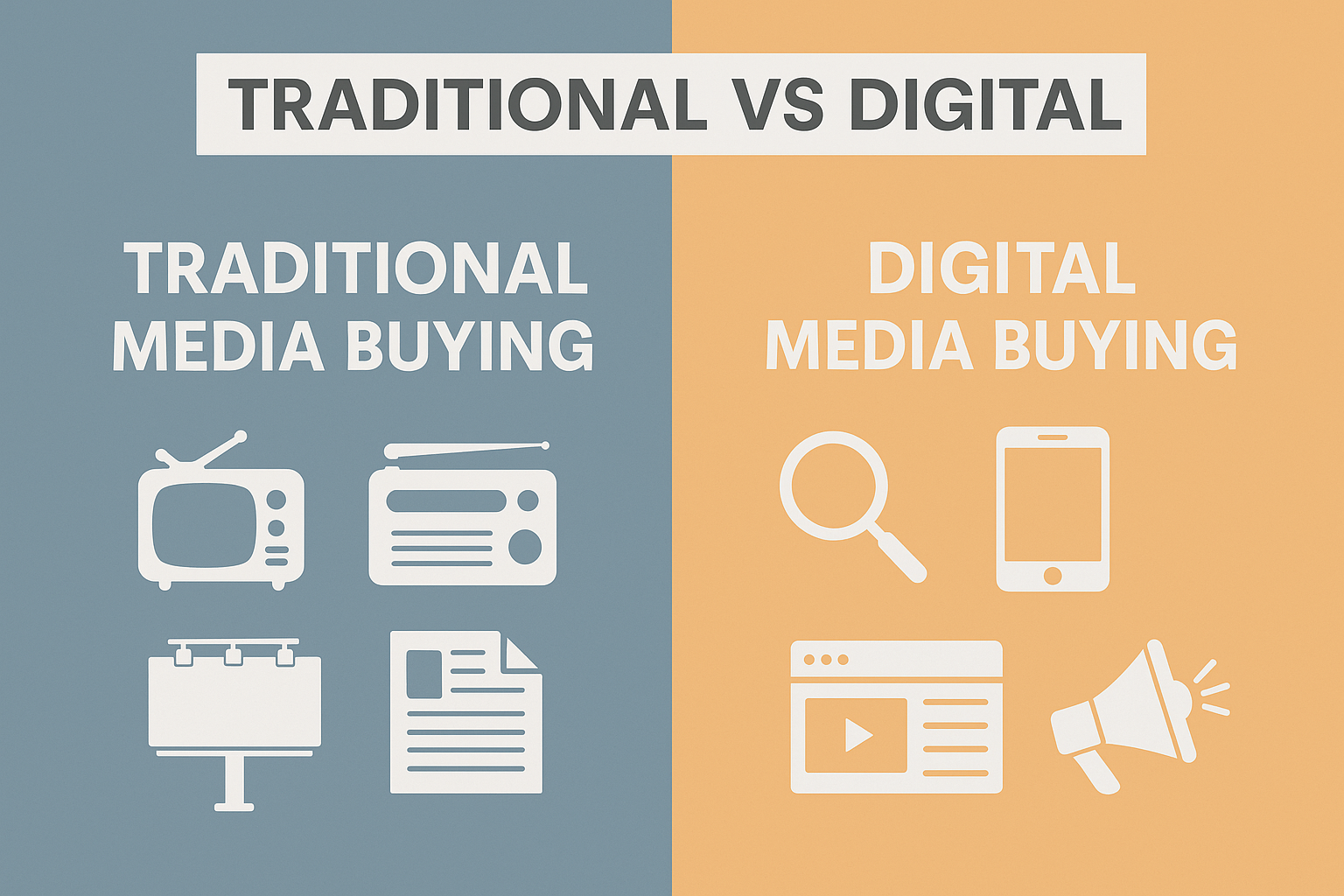media buying comparison, ad strategy India, digital vs offline ads, OOH and digital blend, integrated media planning