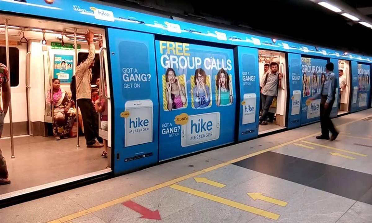 Various metro branding options in India including inside train ads, station panels, platform clings, entry gate branding, and digital screens for maximum commuter visibility.