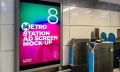 Metro train wrap and station branding campaign executed by MyHoardings showcasing impactful transit advertising for leading brands in India.