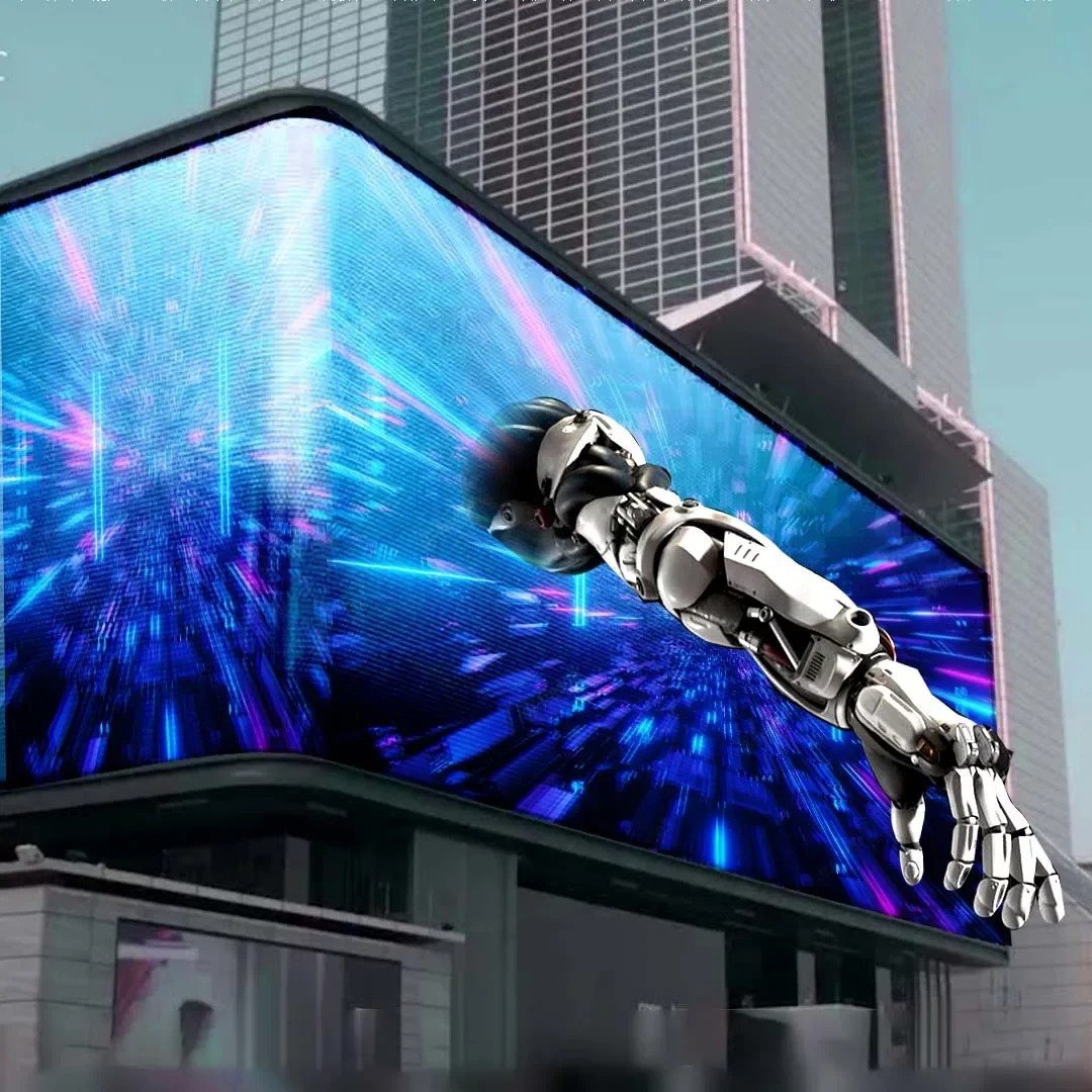 Anamorphic display ads in public spaces offer 3D illusions, motion realness, and immersive brand engagement opportunities.