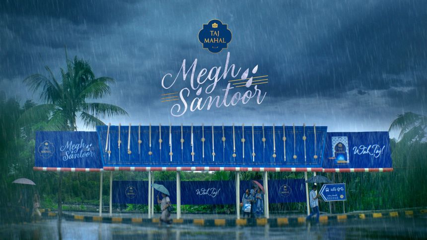 The Taj Mahal: Megh Santoor campaign exemplifies the power of contextual and culturally rooted outdoor advertising. By harmonizing environmental cues, regional emotion, and elegant creative execution, the brand delivered an outdoor experience that resonated deeply with audiences.