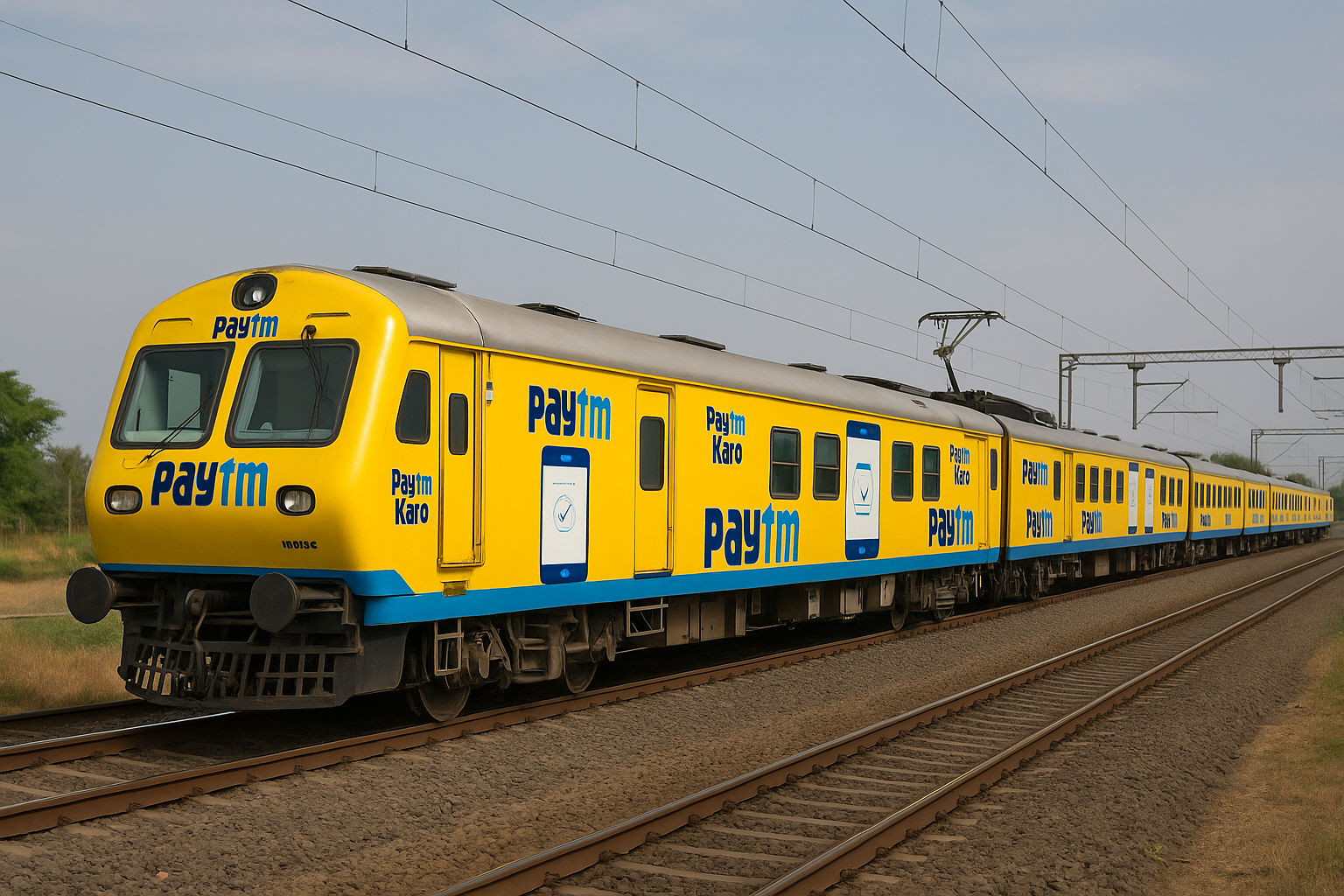 train branding, railway advertising, train wrap ads, transit media India, mobile billboard
