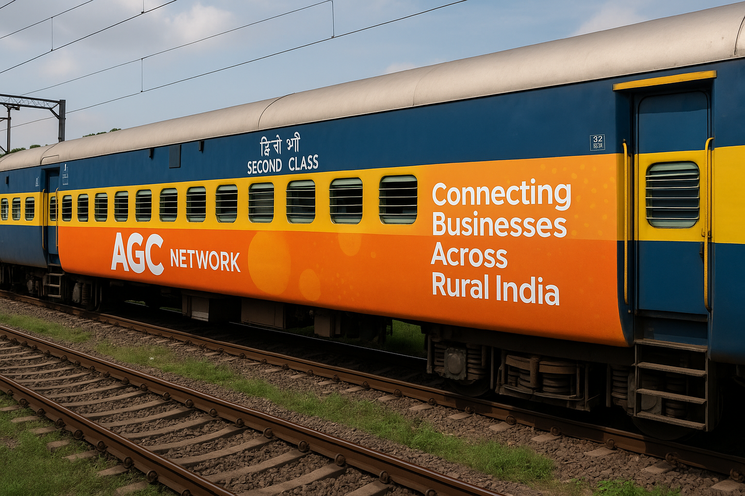 rural advertising India, train marketing, Tier 3 outreach, local train branding, regional media