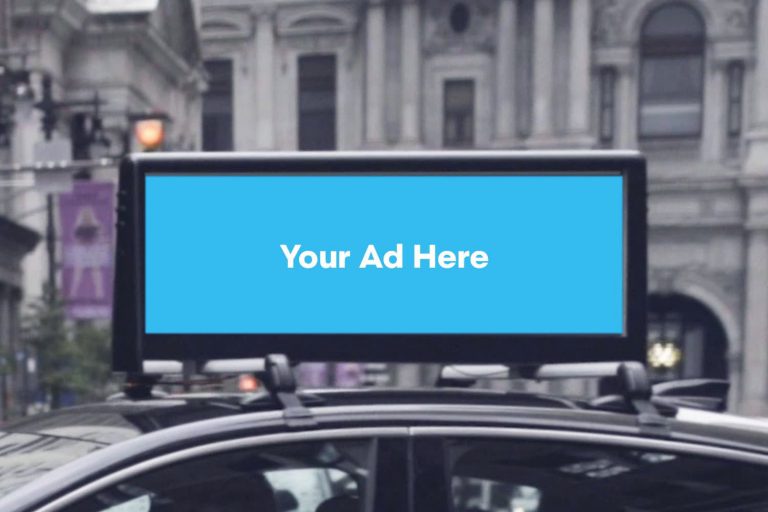 Taxi LED top ads, Car roof branding, Mobile digital screens, LED taxi advertising, Dynamic cab promotions