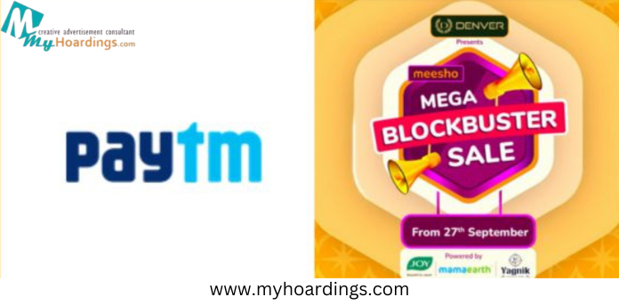 Paytm Ads Partners with Meesho for the Mega Blockbuster Sale