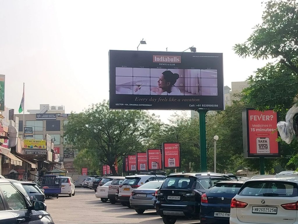 India Bulls campaign, OOH advertising Delhi NCR, real estate branding, outdoor marketing, premium hoardings, MyHoardings, Delhi brand promotion