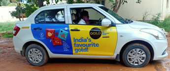 cab advertising, car branding, mobile outdoor media, vehicle wrap ads, transit marketing, MyHoardings, brand awareness