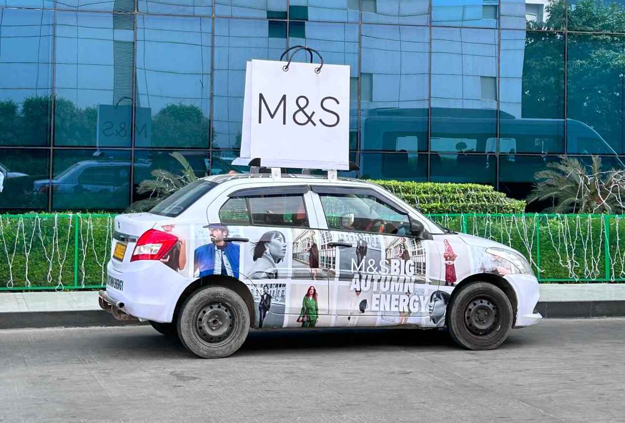 cab branding Dehradun, taxi advertising Dehradun, vehicle wrap Dehradun, outdoor marketing, transit media, MyHoardings, Dehradun brand promotion