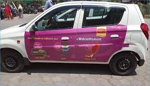 taxi branding, cab advertising, transit media ads, outdoor marketing, vehicle wrap advertising, MyHoardings, brand promotion